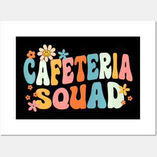 Cafeteria Squad Groovy Lunch Lady Crew Posters and Art